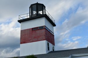 The tower now disguised as a lighthoue.